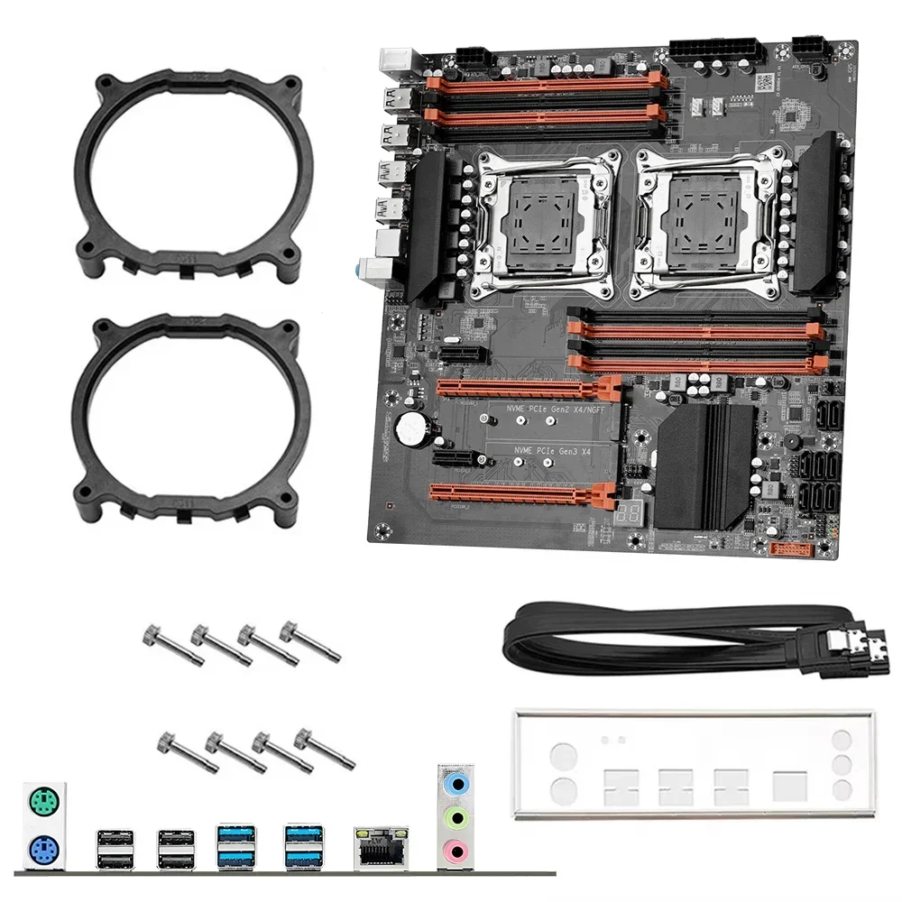 Dual Lga2011-3 Server Motherboard Combo - Kit de carte mère de jeu