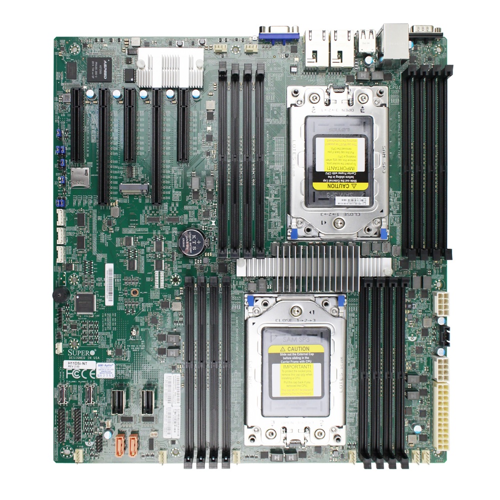 Boîte combinée Supermic H11DSi - Dual Socket Sp3 Epyc Motherboard avis et prix