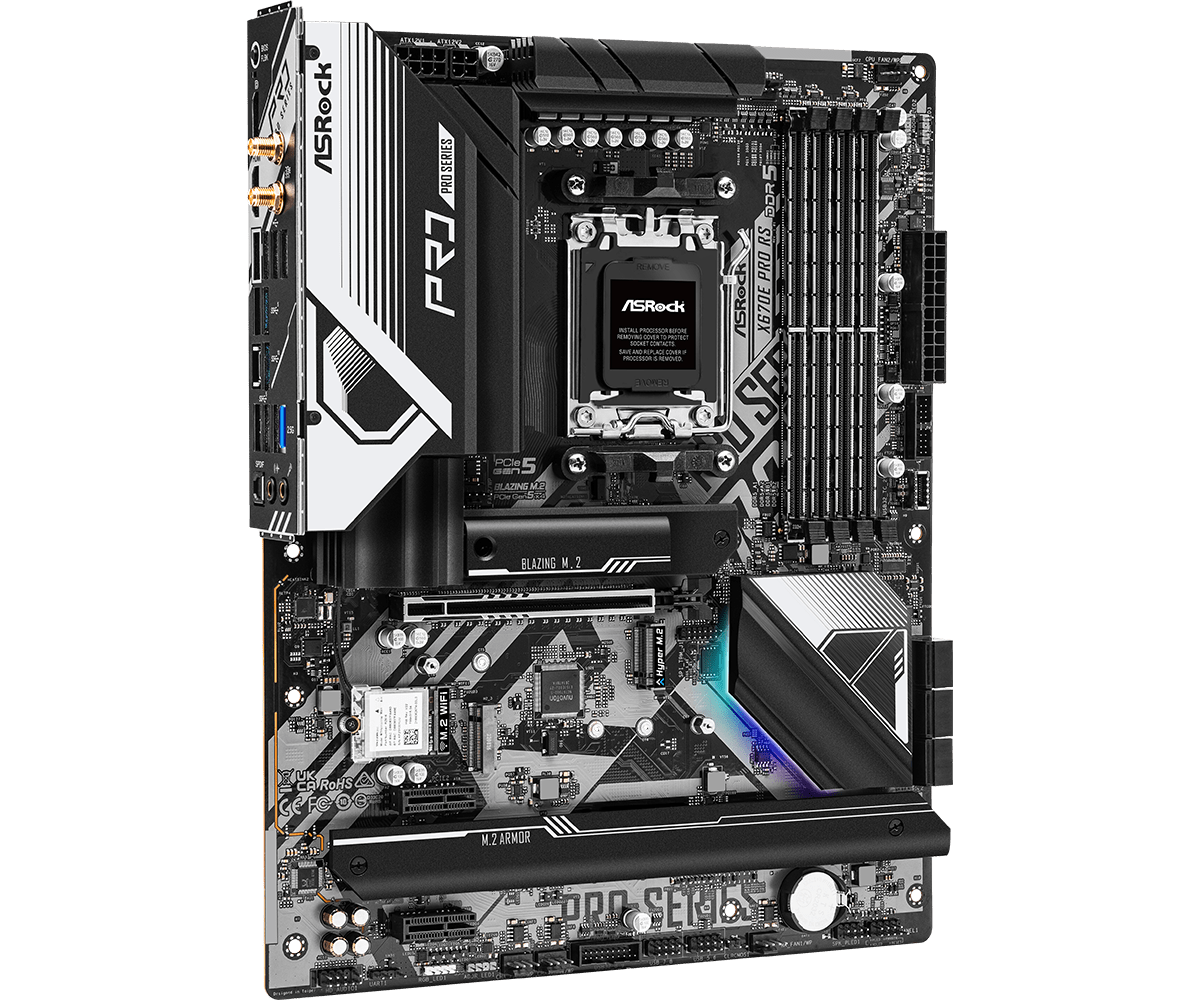 Carte mère ASROCK X670E Pro RS - X870E Atx Motherboard avis et prix