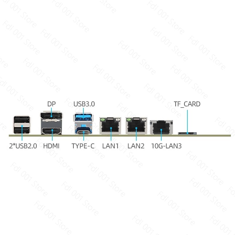 Carte mère N100 double 2.5G 10 - Mini Itx Dual 2.5G Nas Motherboard avis et prix