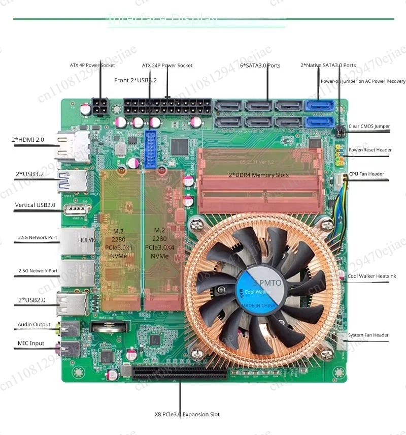 Carte mère NAS SZBOX - AMD Ryz - Mini Itx Dual 2.5G Nas Motherboard avis et prix